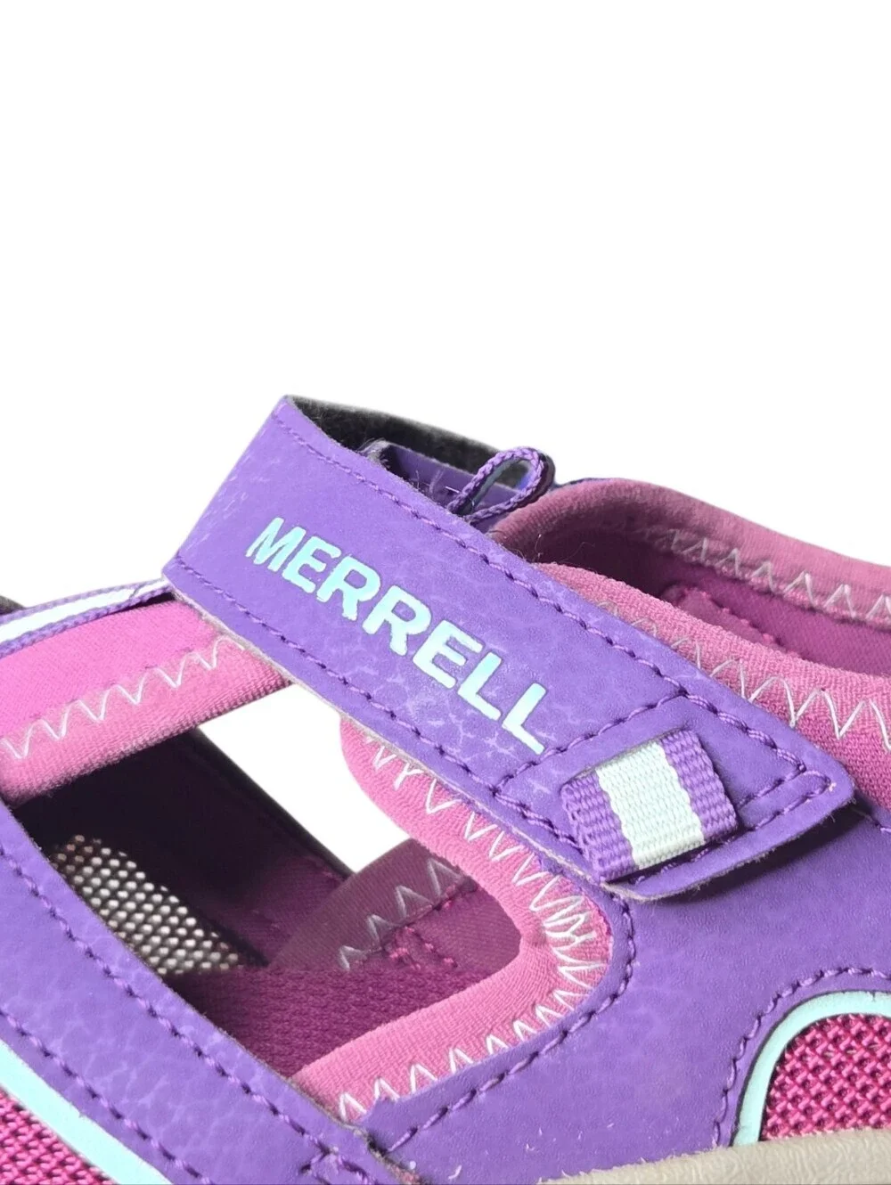 Merrell Youth Girls Purple Pink Hydro H2O Hiker Fisherman Sandals Size 7